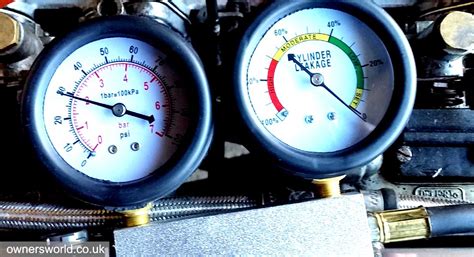 compression test air leaks out of one cylinder|cylinder leak down testing.